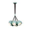 Lustra, Alby, 527ABY1733, Metal, Turcoaz/Alb