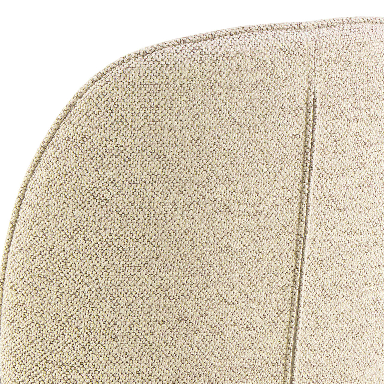 Scaun Cindy, Actona, 49x56x89 cm, tesatura Boucle/lemn de stejar, crem