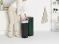 Cos de gunoi cu pedala, Brabantia, Icon Pine Green, 30 L, inox, verde