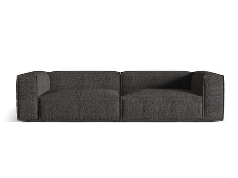 Canapea 5 locuri, Nuria-260, Micadoni Home, 290x110x72 cm, tesatura boucle, antracit