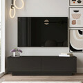 Comoda TV Zoeva, Pakoworld, 140x35.5x38.2 cm, PAL/MDF, wenge