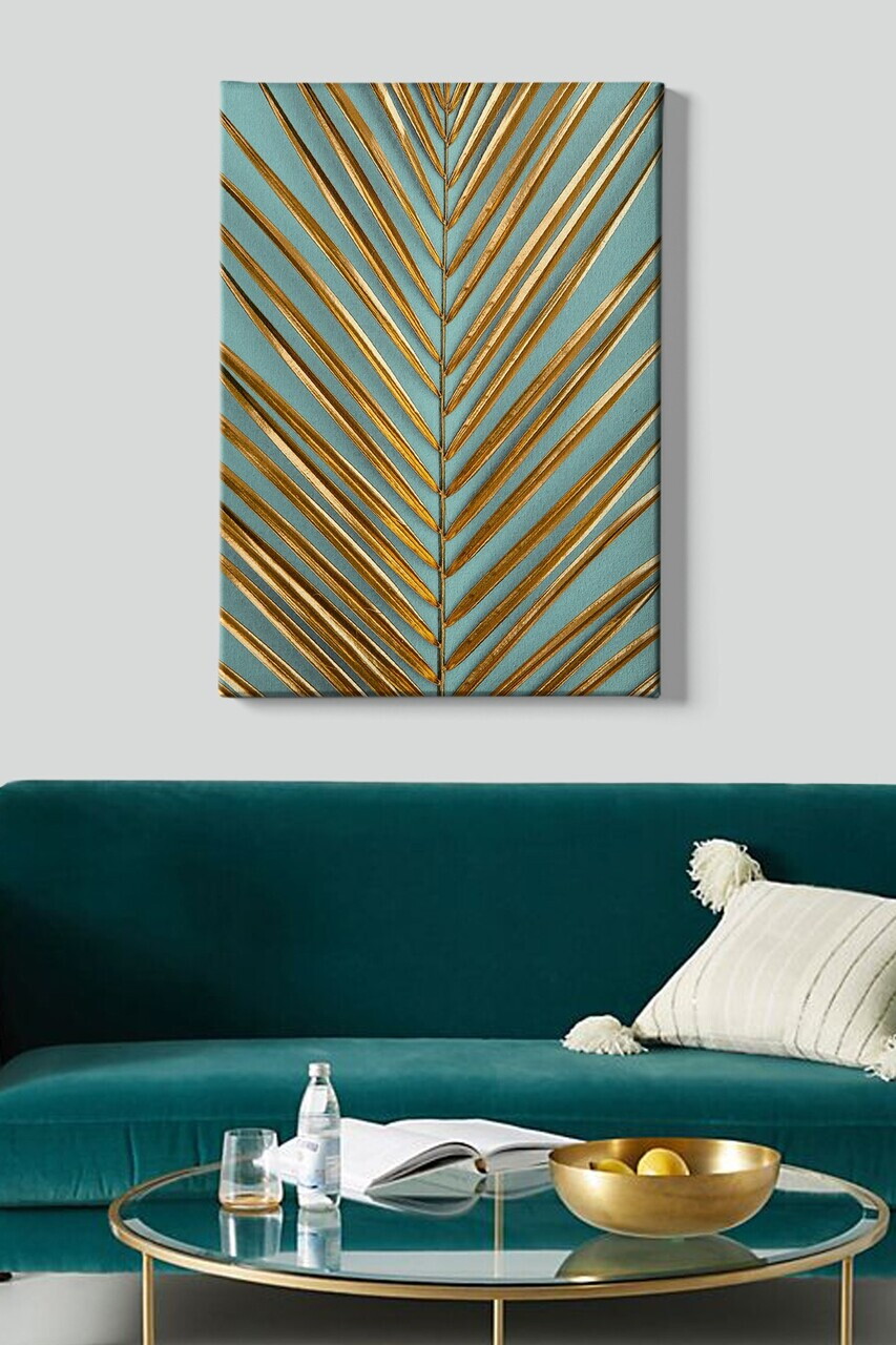Tablou decorativ, Kanvas Tablo (70 x 100), Canvas, Rama din lemn (grosime 3 cm), Multicolor — imaginea 2