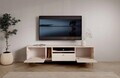 Comoda TV ADRK, Tili 2D 1S, 180x40.8x50 cm, PAL laminat, bej