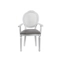 Scaun, Fairfax, Albero13, 62x47x100 cm, Lemn masiv, Alb