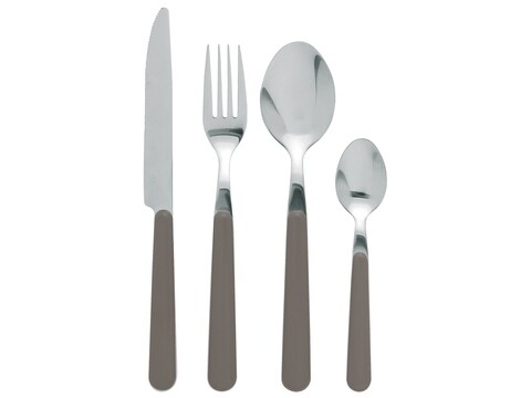 Poza Set tacamuri 24 piese, Jolly, Excelsa, inox, gri