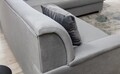 Coltar extensibil dreapta 4 locuri ELTAP, BR19, Bergen, 247x214x83 cm, lemn/poliester, gri deschis