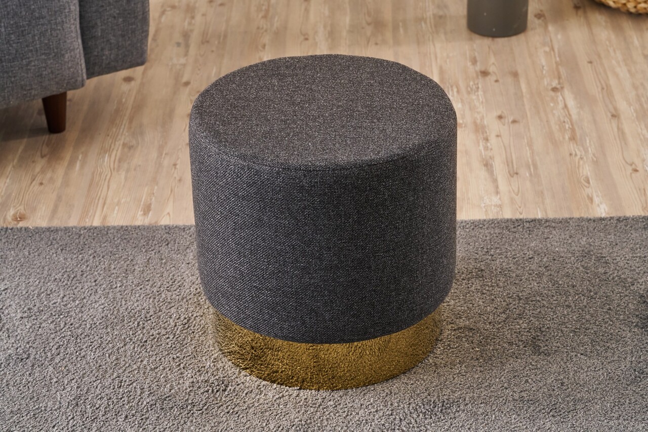 Taburet, Atelier del Sofa, 825BLC5120, Lemn, Fumuriu - view 2