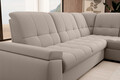 Coltar extensibil dreapta 3 locuri ELTAP, RT-18SO, Sado, 272x192x95 cm, lemn/poliester, bej deschis