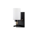 Aplica de perete, Yensuk - 13121, Fulgor, 12 x 17 x 25 cm, 1 x E27, 40W, negru