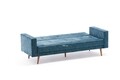 Canapea extensibila Dublin, Balcab Home, 3 locuri, 214x75x90 cm, lemn, turocaz