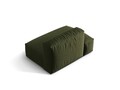 Modul stanga pentru canapea, 2 locuri, Martina-169, Micadoni Home, 133x106x75 cm, tesatura structurata catifelata, verde