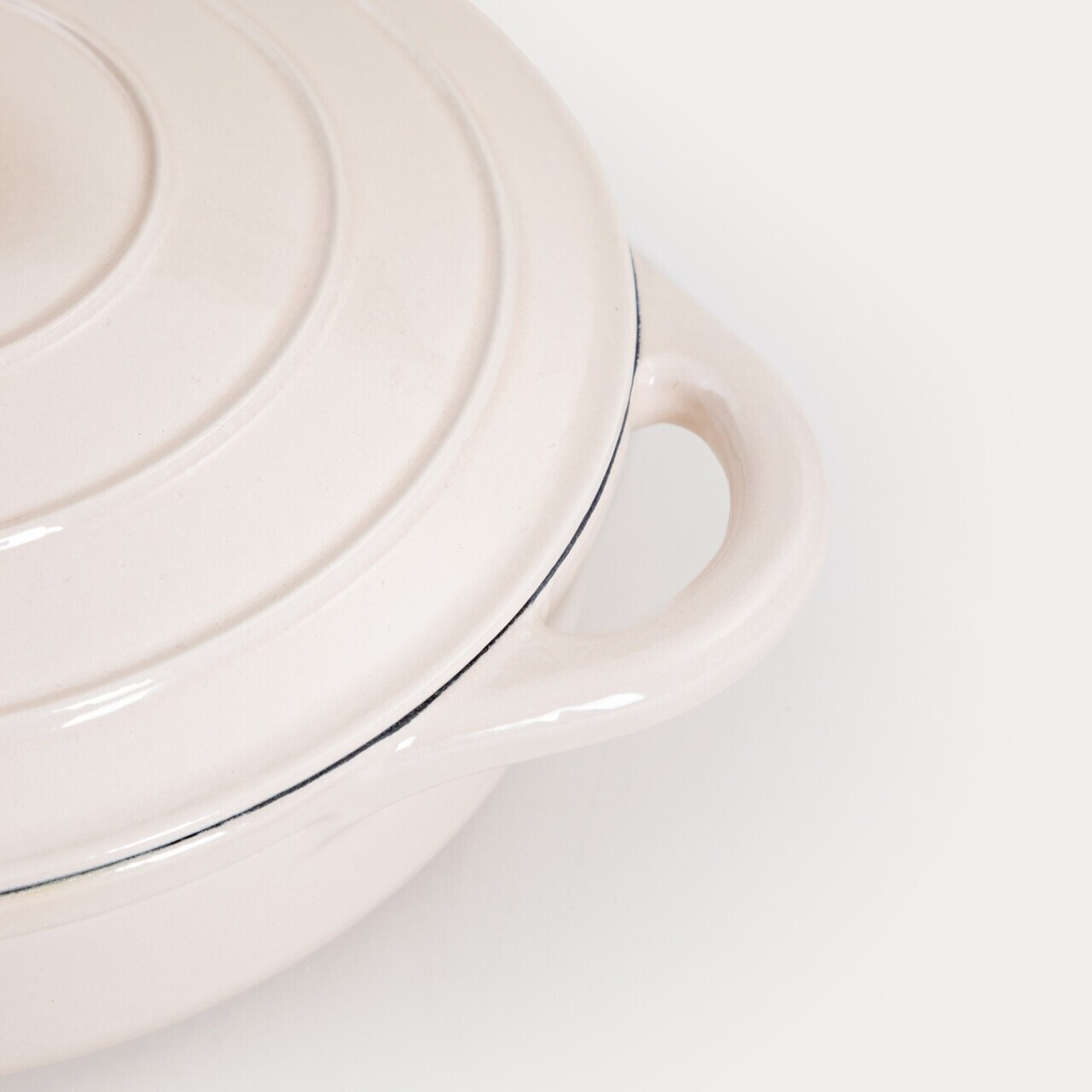 Oala Andreas, Homla, 28 cm, 2.5 L, fonta, crem - view 4
