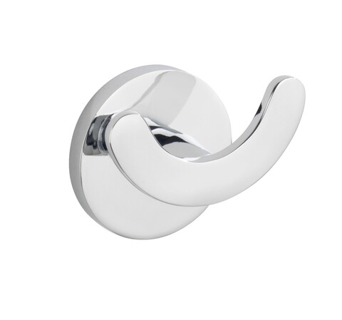 Suport prosoape de baie, wenko, uv-loc, duo isera, 6 x 5 x 4 cm, metal, gri