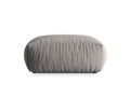 Taburet, Chris-184, Micadoni Home, 100x100x43 cm, catifea, gri