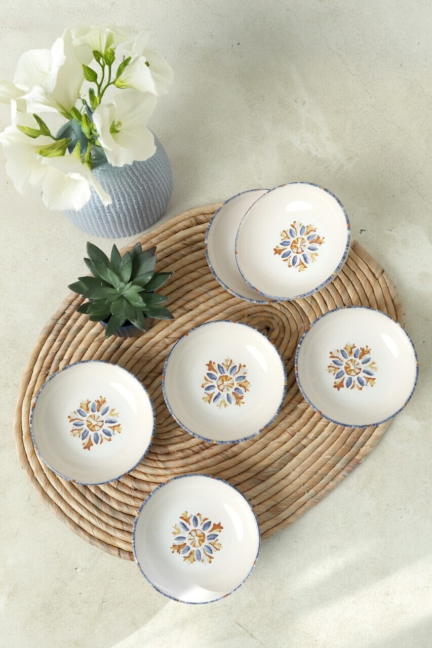 Set boluri pentru sos, Hermia, 275KRM2698, 13 cm, Albastru / Portocaliu — imaginea 2