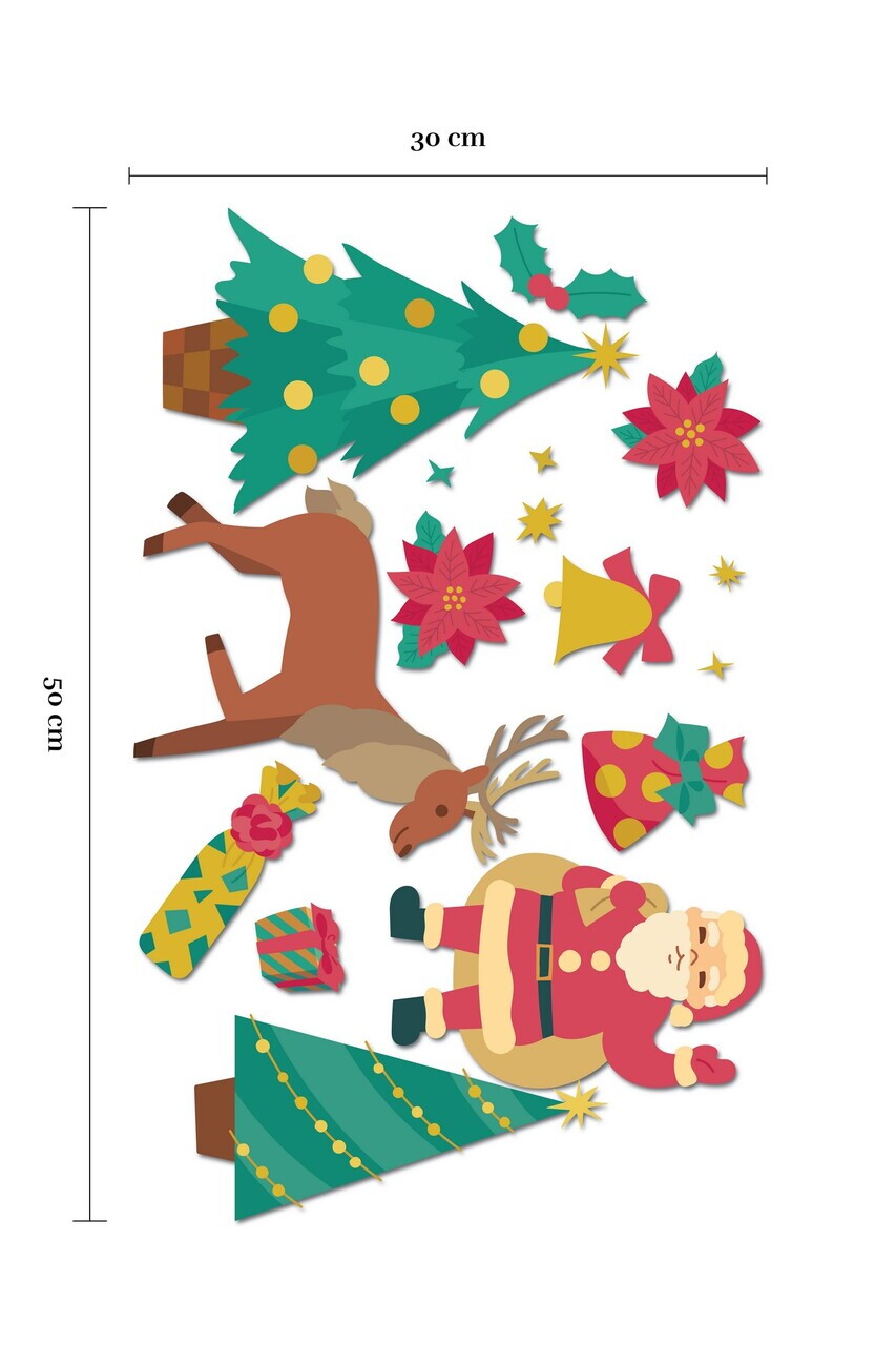 Sticker decorativ, 309028, 30 x 50 cm, Multicolor — imaginea 2