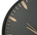 Ceas de perete Elegant, Mauro Ferretti, 40 cm, fier, negru/auriu
