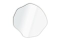 Oglinda decorativa, Lumisfera, Bowed 60 x 60, 60x60 cm, Cadru MDF, Alb