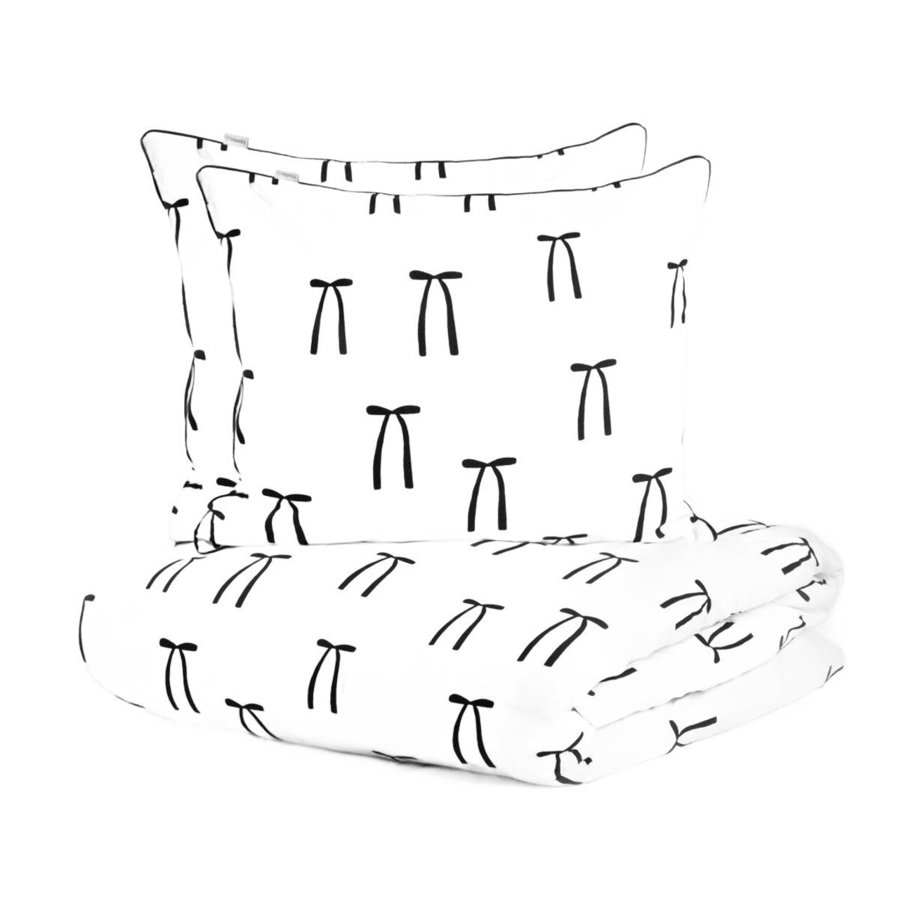 Lenjerie de pat King Size, Carnival, Homla, 3 piese, 200x220 cm, bumbac, alb/negru - 1 | YEO