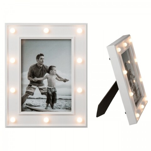 Rama foto Iluminated, Out of the Blue, 13 x 18 cm, plastic, alb