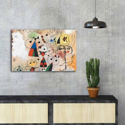 Tablou decorativ, famousart-041, canvas, dimensiune: 45 x 70 cm, multicolor