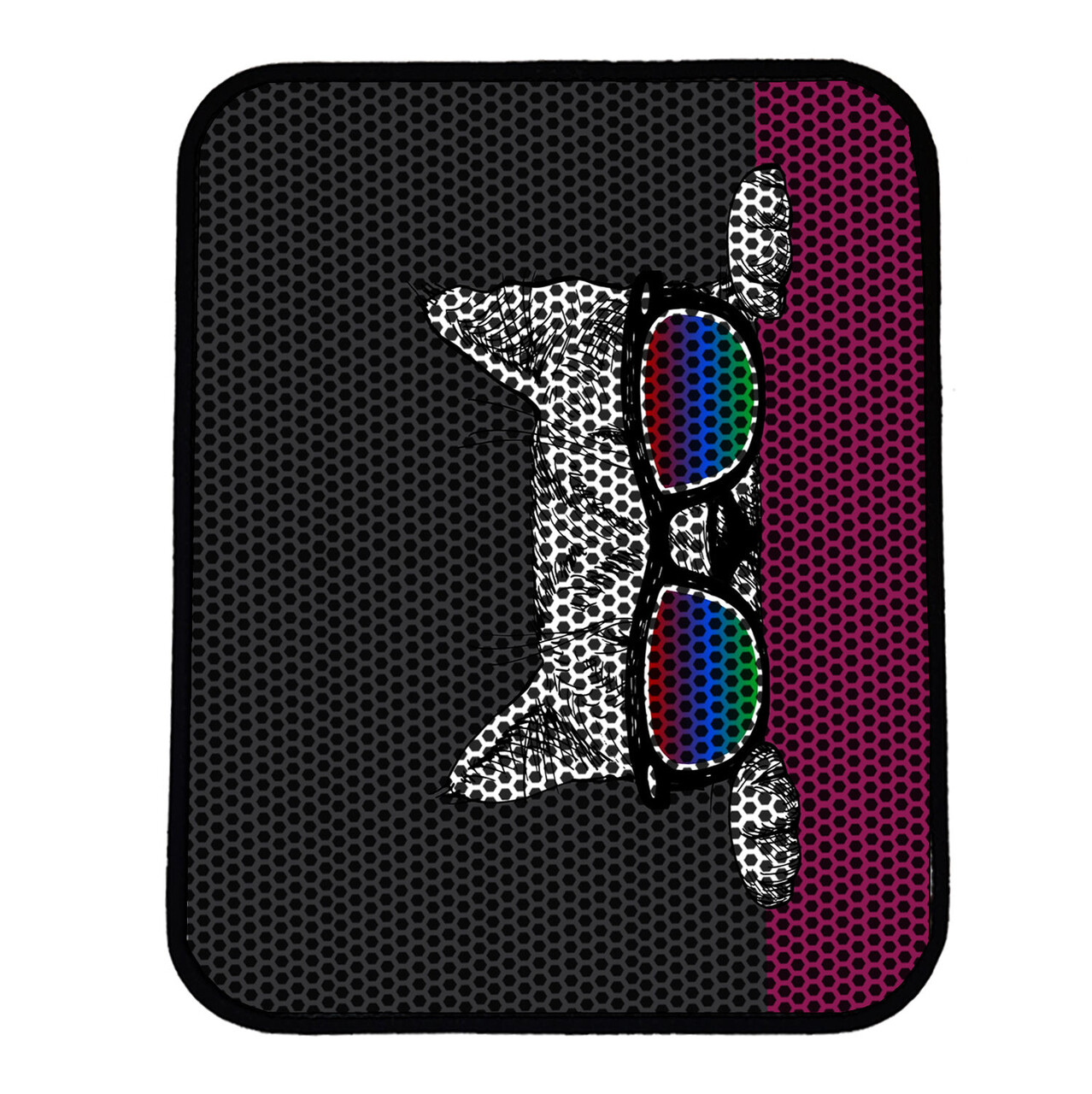 Covoras litiera pentru colectarea granulelor de nisip, Paws &amp; Whiskers, Nrszn0224, 50% PVC/50% poliester, Multicolor - view 2