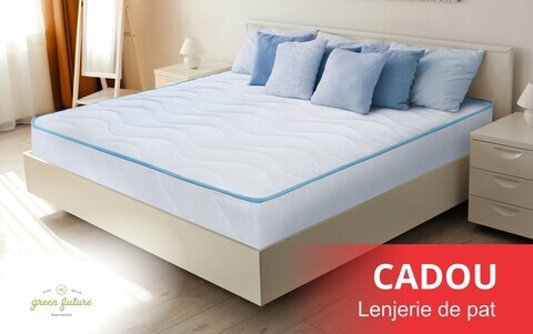 Saltea Green Future Clasic 120x190x19 cm, Super Ortopedica, Hipoalergenica, Medie