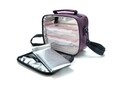 Set geanta termoizolanta pentru pranz si 2 caserole 0.6 L + 0.8 L Classic, Iris Barcelona, 21x11.5x20 cm, poliester, mov