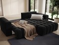 Coltar extensibil dreapta 4 locuri ELTAP, Bon-33, Bonett, 250x175x92 cm, lemn/poliester, negru