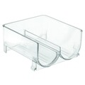 Organizator frigider pentru sticle Binz Double, iDesign, 20.5x20.5x10 cm