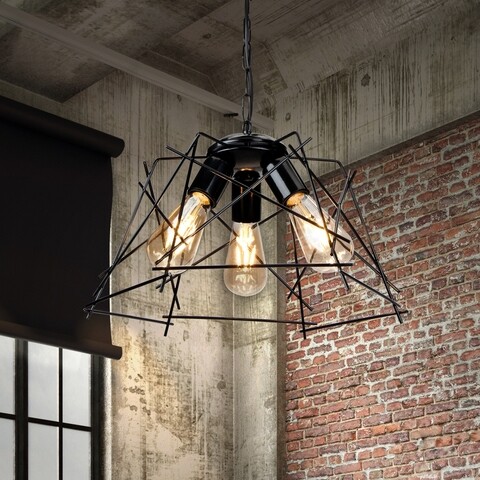 Lustra Siyah, MDL.3854, Squid Lighting, 41,5x58x28 cm, 20W, negru mezoni.ro