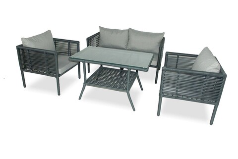 Set mobilier de gradina, jumilla, newyork 130, gri