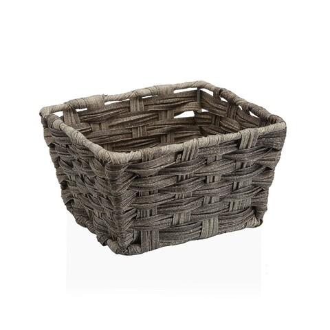 Cos pentru depozitare Rowan, Versa, 16 x 14 x 9 cm, polietilena, gri