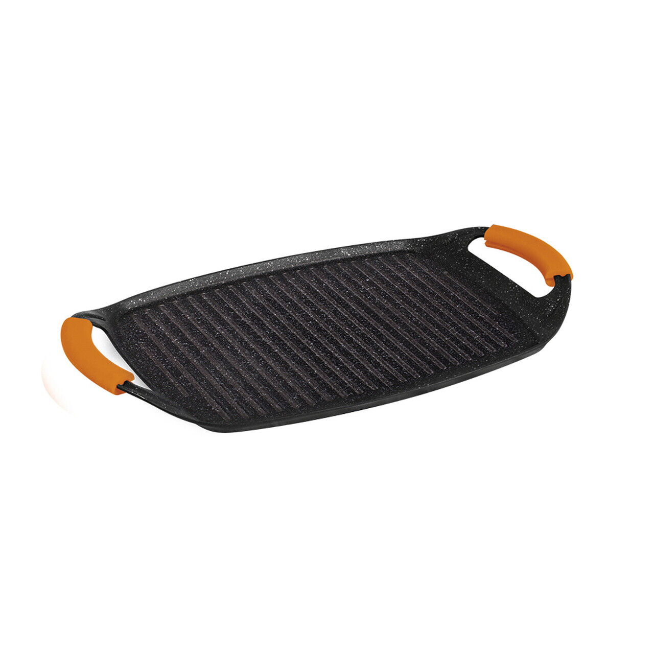 Tava grill Berlinger Haus, Granit Diamond, 47x29 cm, aluminiu, negru - imagine 5