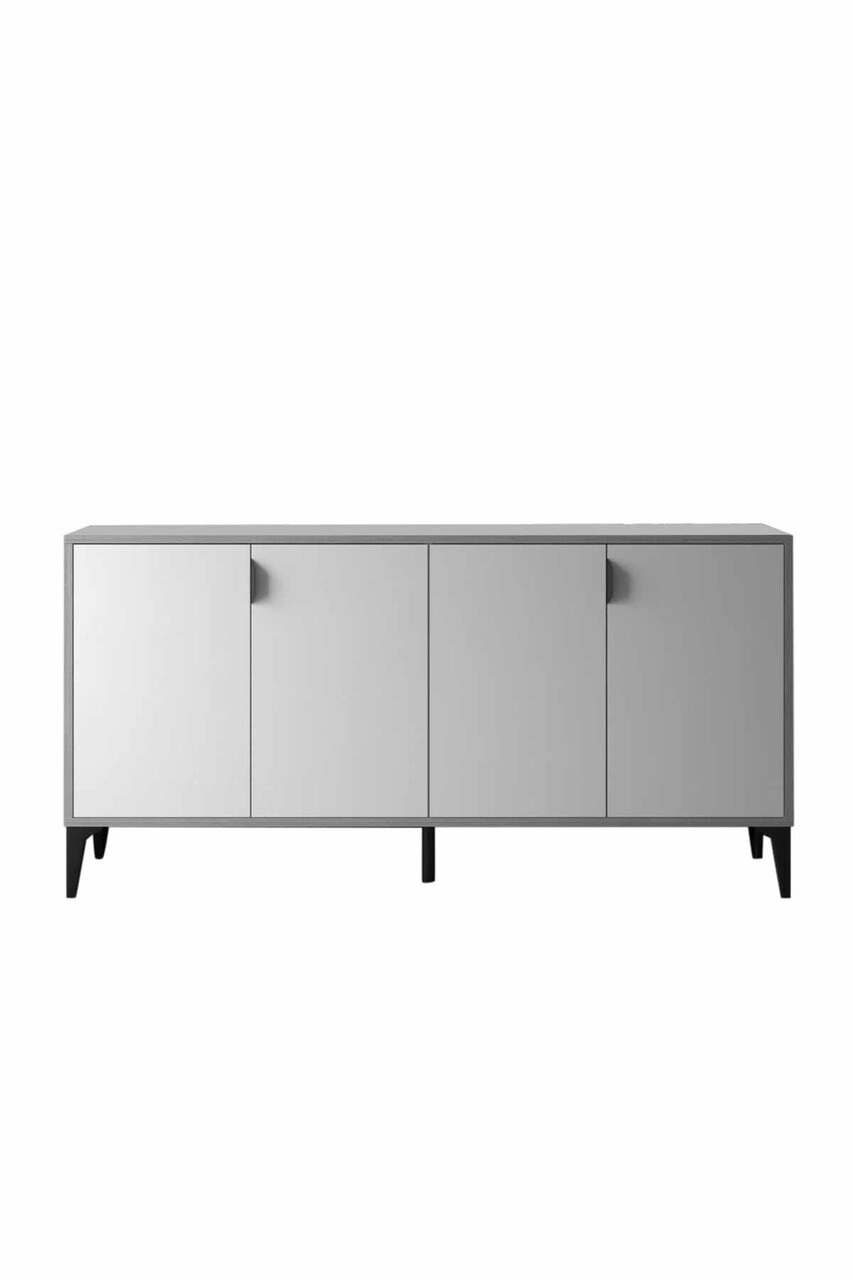 Bufet, Hanah Home, Arden, 160x80x44 cm, Alb - imagine 7