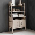 Corp biblioteca, Hanah Home, CPT4673-75, 75x140x40 cm, PLACAJ CARPEN, Natural