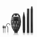 Boxa wireless si lampa LED cu efect de flacara Spekkle, InnovaGoods, Bluetooth, USB, Ø10 x 81 cm
