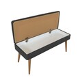 Set de mobilier pentru hol, Hanah Home, Vegas Sonomo, Sonomo / Antracit