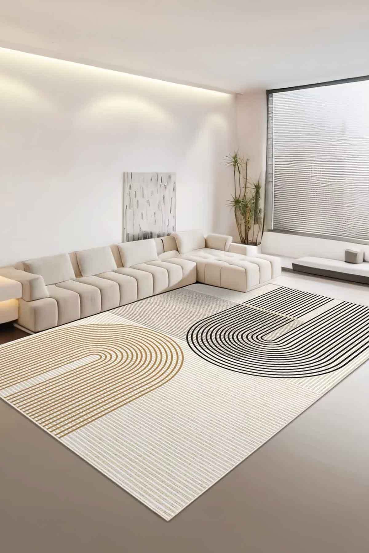 Covor, CLR-7367-HALI-35, 100x200 cm, Poliester, Multicolor