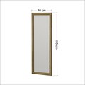 Oglinda decorativa, Siam, Sonny, 40x105x2 cm, MDF , Natural