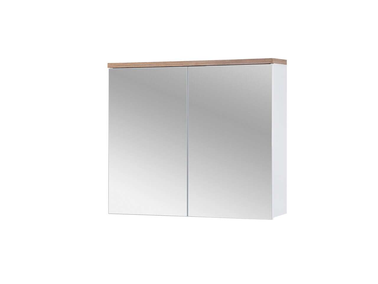 Set mobilier baie Bali White Lava 80 cm 841, dulap inalt, masca cu lavoar si cabinet cu oglinda, Comad, MDF/PAL, alb - view 12