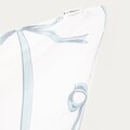 Lenjerie de pat King Size, Vivienne, Homla, 3 piese, 200x220 cm, microfibra din poliester, alb/albastru