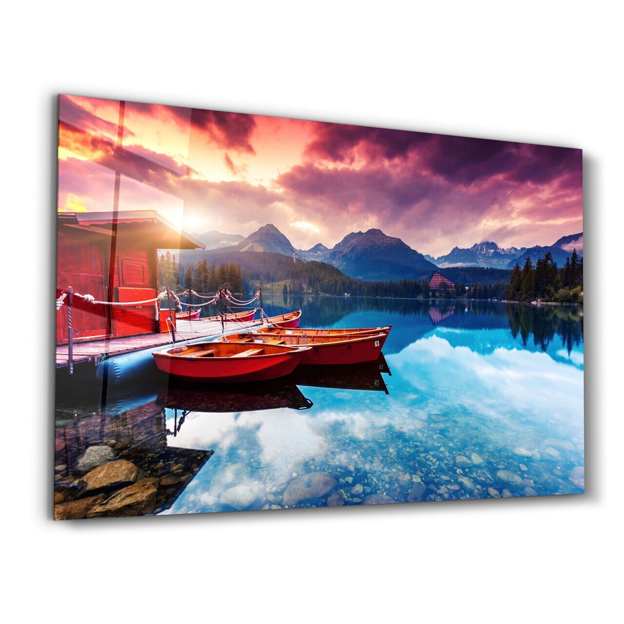 Tablou decorativ, CAM-3041, Dimensiuni: 46 x 72 cm, Multicolor — imaginea 5