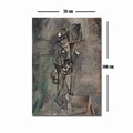 Tablou decorativ, 70100FAMOUSART-058, Canvas, 70 x 100 cm, Multicolor