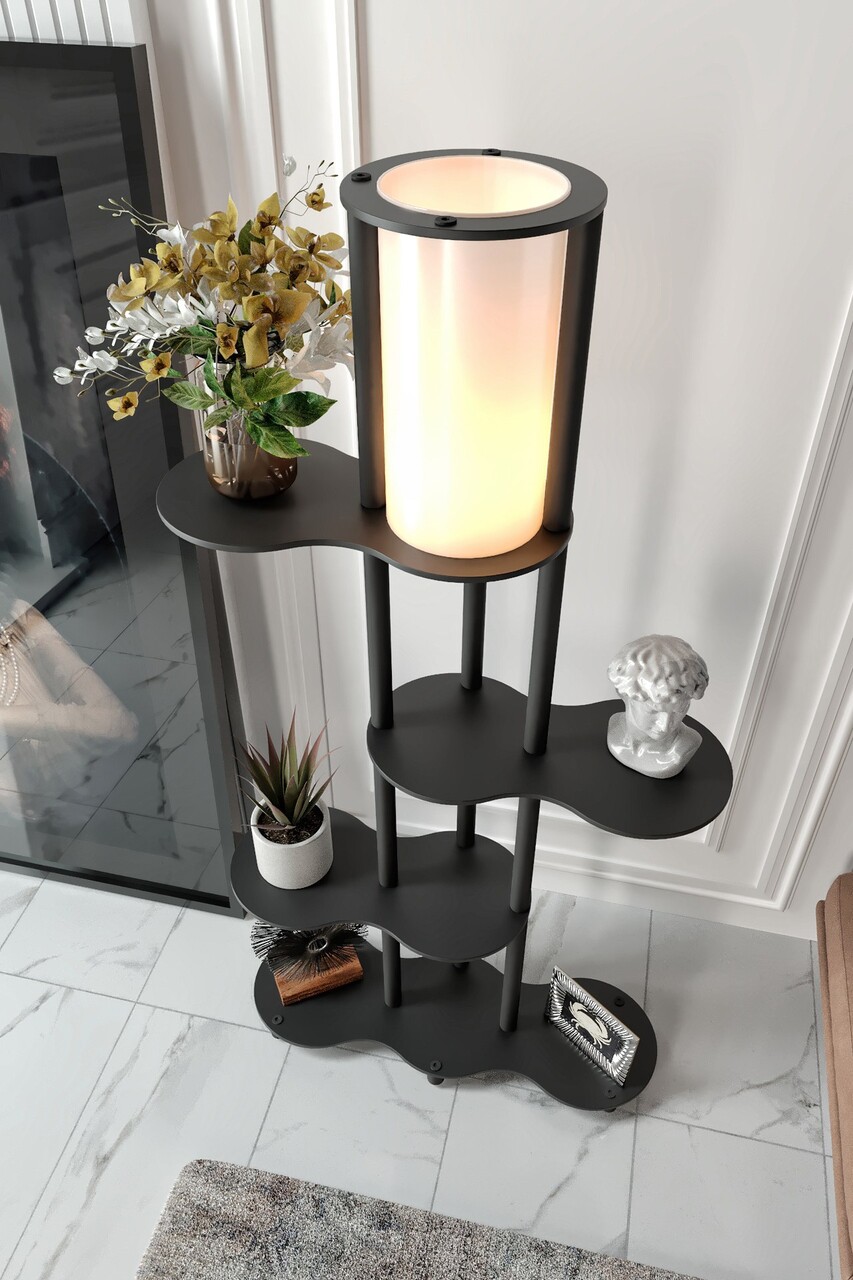 Lampadar, L'essentiel Maison, 666PTR1118, Negru - view 3