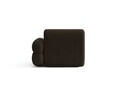 Modul canapea dreapta 1 loc, Neo, Micadoni Home, 110x100x83 cm, tesatura Boucle, maro