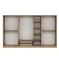 Dulap pentru haine, Hanah Home, Nisa, 315x210x52 cm, Dore