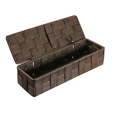 Cutie pentru depozitare nali, versa, 26x8x6 cm, ciocolata