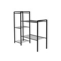 Decorative Jardiniere, Puqa Design, Grant, 32x94x90 cm, Metal, Negru