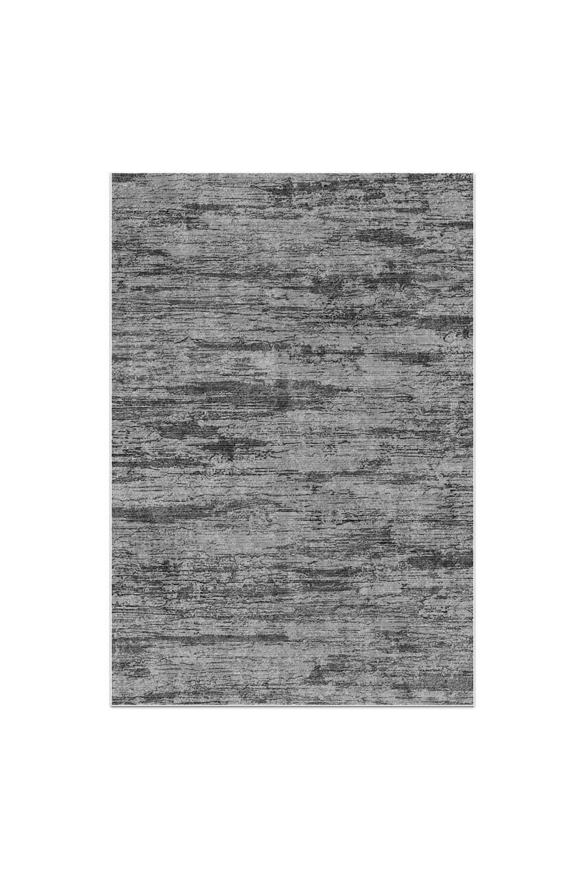 Covor, CLR-7363-HALI-44, 100x300 cm, Poliester, Gri inchis — imaginea 2